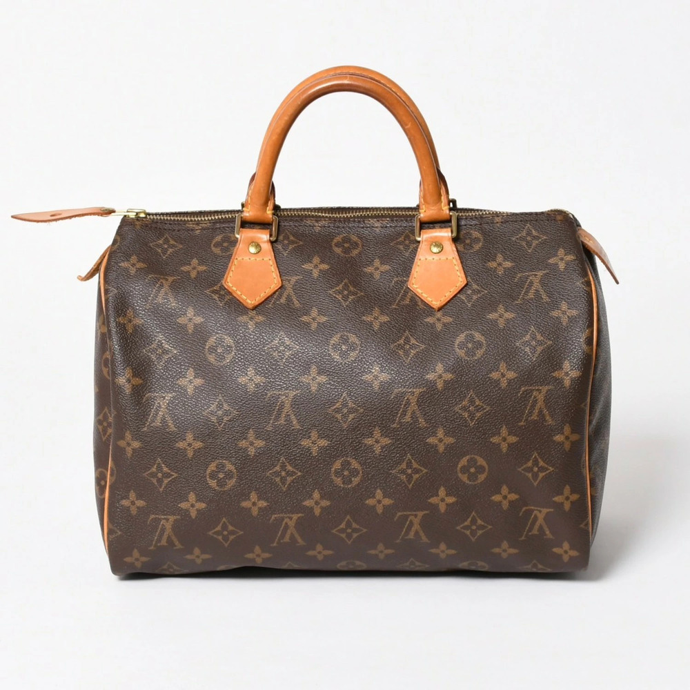 LOUIS VUITTON Speedy Handbag Monogram Brown